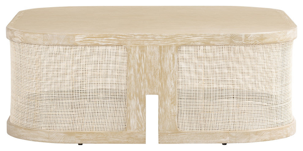 Rafles 48" Square Cocktail Table, Drift Oak