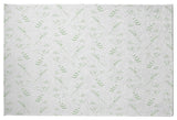 Muted Bongo Rug, Light Green, 5'x7'