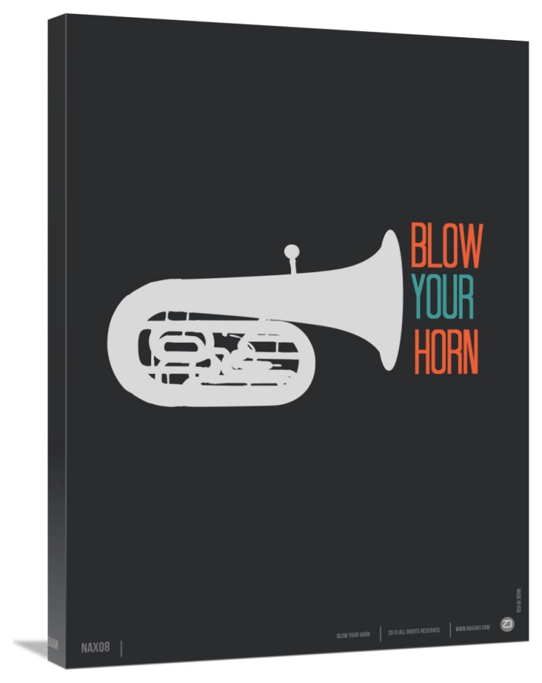 "Blow Your Horn" Poster Fine Art Print
