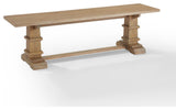 Joanna Dining Bench Rustic Brown