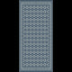 Nimes Diamond Lattice Area Rug, Dark Blue, 3'3"x5'