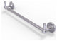 Shadwell 36" Towel Bar with Integrated Hooks, Satin Chrome