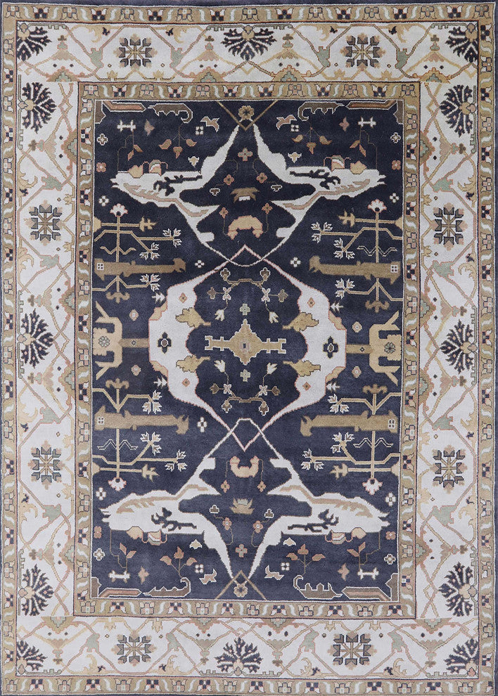 Ahgly Company Indoor Rectangle Mid-Century Modern Area Rugs, 6' x 9'