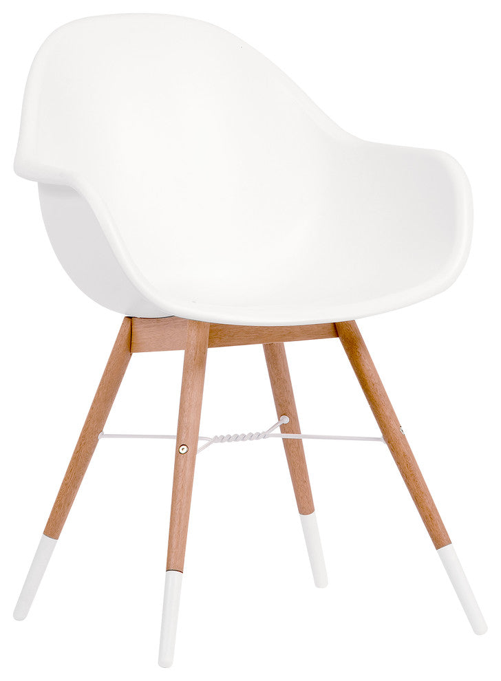 Amazonia Charlotte Teak Patio Armchairs, Set of 4
