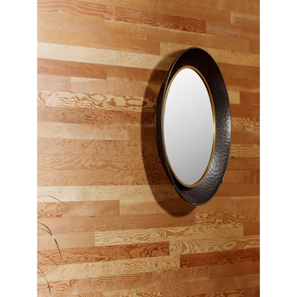Contemporary Rey Mirror Large - Gold