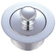 Bath Waste and Overflow-Lift and Lock Strainer, Polished Chrome