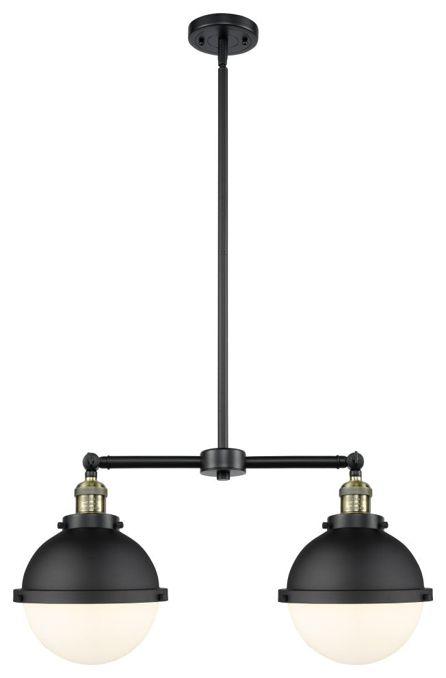 INNOVATIONS 209-BAB-HFS-81-BK-LED 2-Light Island Light Matte Black