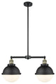 INNOVATIONS 209-BAB-HFS-81-BK-LED 2-Light Island Light Matte Black