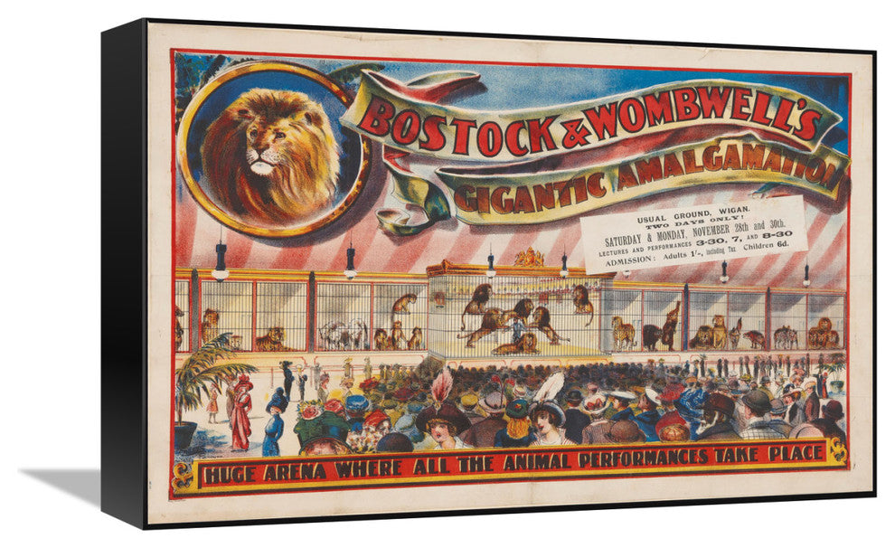 "Circus 1900" Stretched Canvas Giclee by Hollywood Photo Archive, 16"x11"