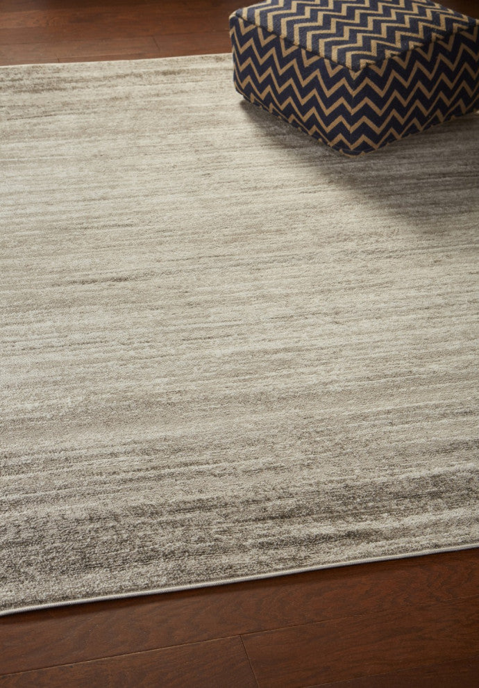 5" x 7" Beige Abstract Striations Area Rug