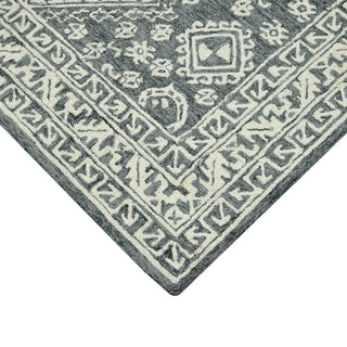 Boscage Ilford Area Rug, Gray, 5' x 7'6", Geometric