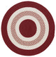 Colonial Mills Rug Flowers Bay Red Round