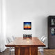 "Electric Coloured Sky" Framed Canvas Giclee by Riekus Reinders, 17x17"