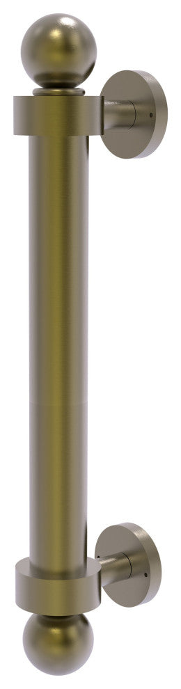 8" Reeded Door Pull, Antique Brass