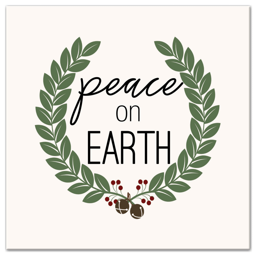 Peace On Earth 24x24 Canvas Wall Art