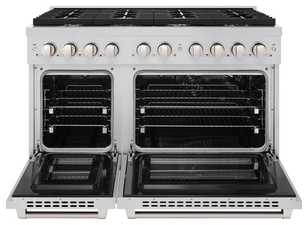 ZLINE 48 In. Freestanding Gas Range, Stainless Steel, SGR48