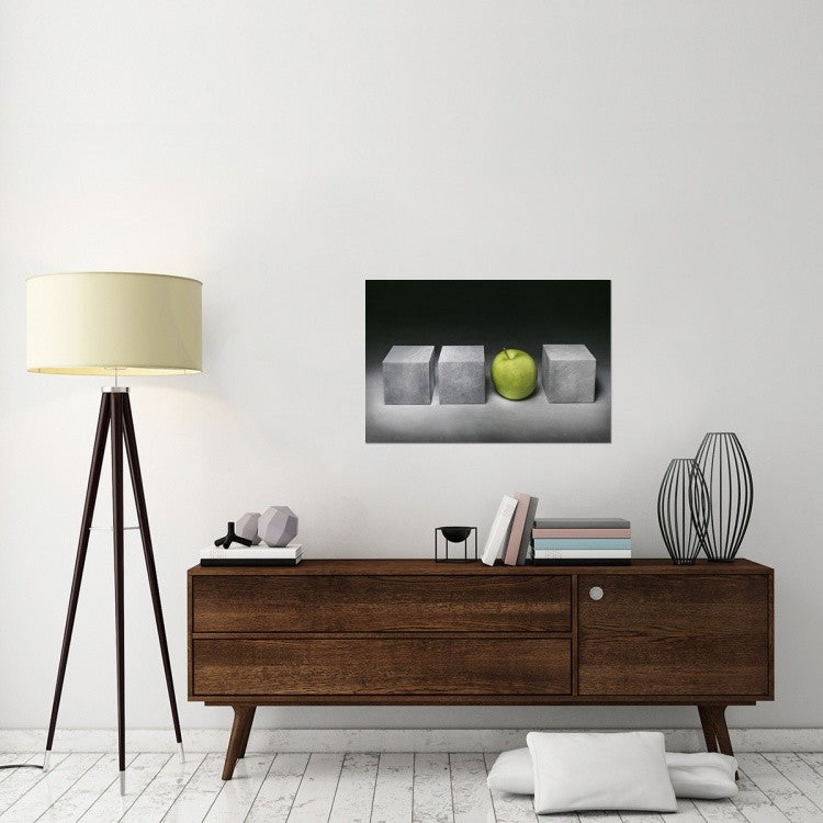 "Green" Stretched Canvas Giclee by Christophe Verot, 36x24"