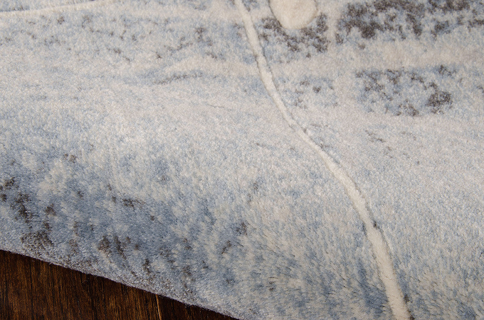 Nourison Somerset 2' x 5'9" Silver/Blue Indoor Area Rug