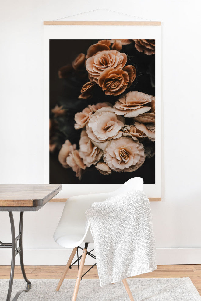 Ingrid Beddoes Begonia Flowers Art Print and Hanger