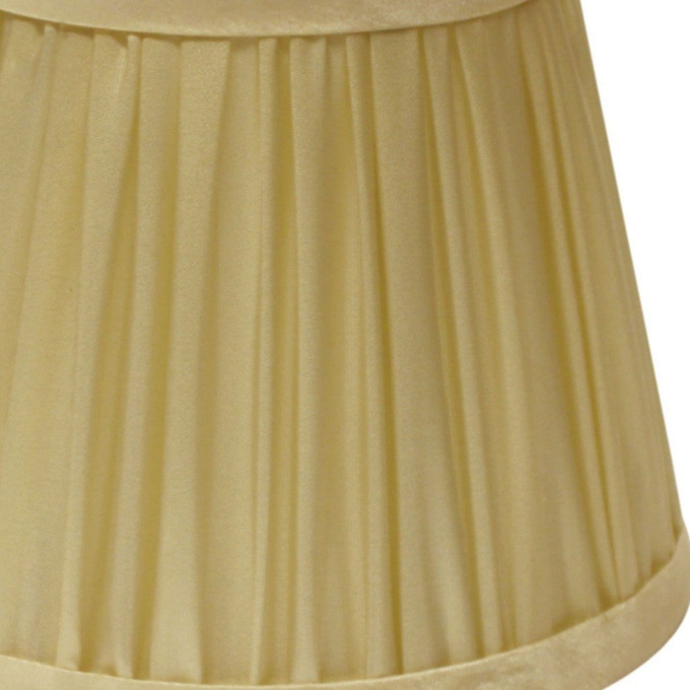 7" Pale Gray Set of 6 Slanted Chandelier Tafetta Lampshades