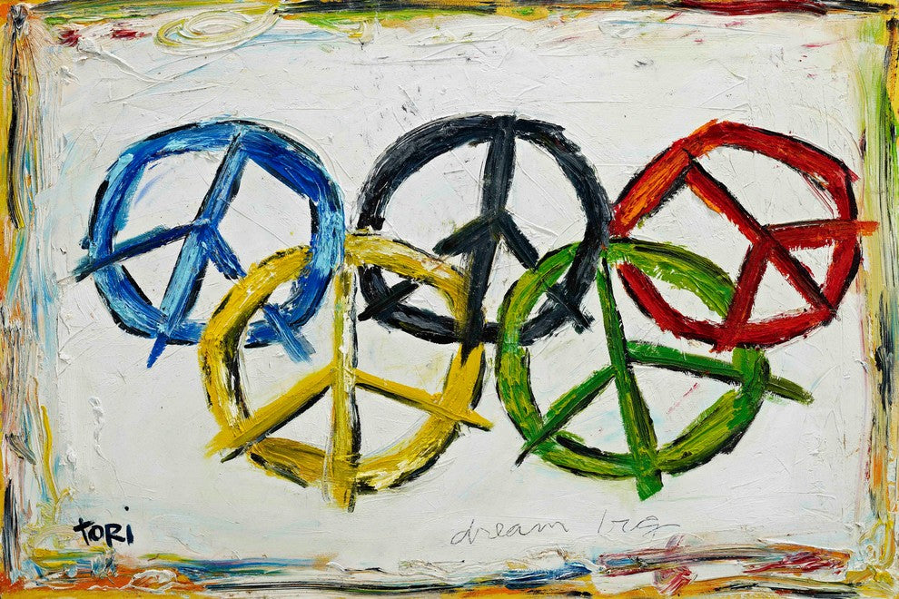 "Dream Big" Painting Print on Canvas by Tori Campisi