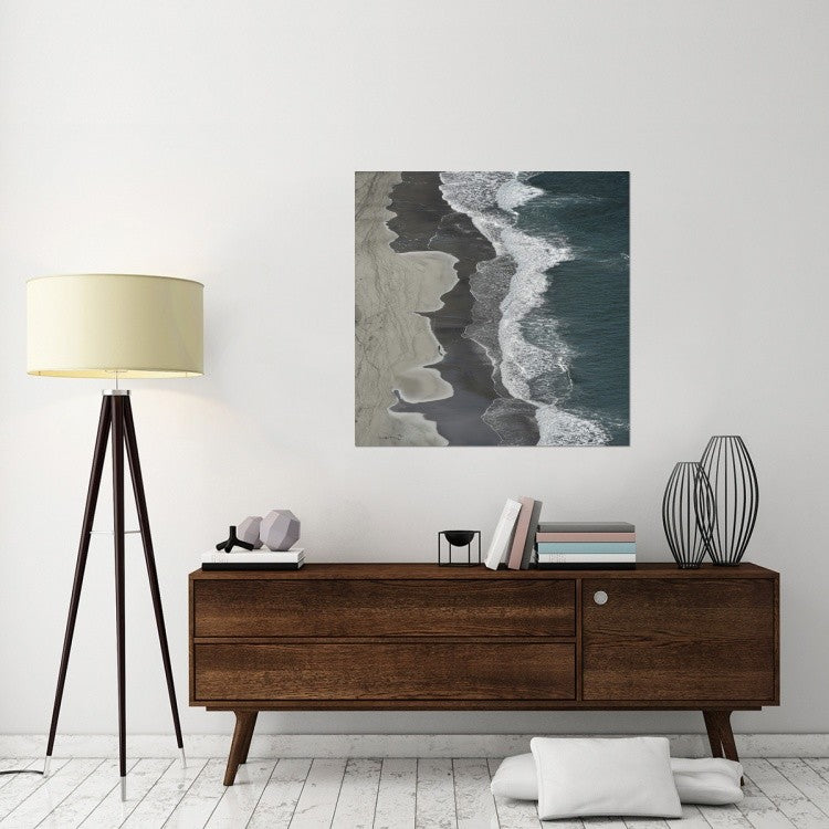 "Running Waves" Stretched Canvas Giclee by Lex Molenaar, 40x40"
