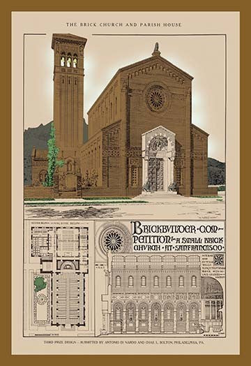 The Nardo and Chas Church - Gallery Wrapped Canvas Art 28" x 42"