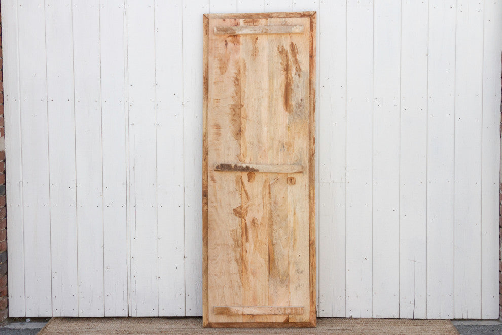 Reclaimed Wood Floral Medallion Wall Panel