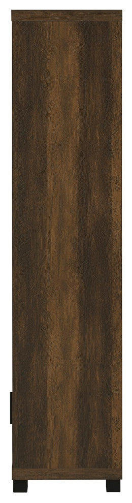 Sachin 3-piece 79" TV Entertainment Center Dark Pine