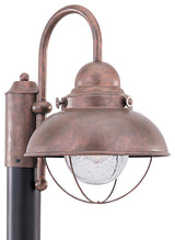 Generation Lighting Lighting 1-Light Outdoor Post Lantern, Weathered Copper