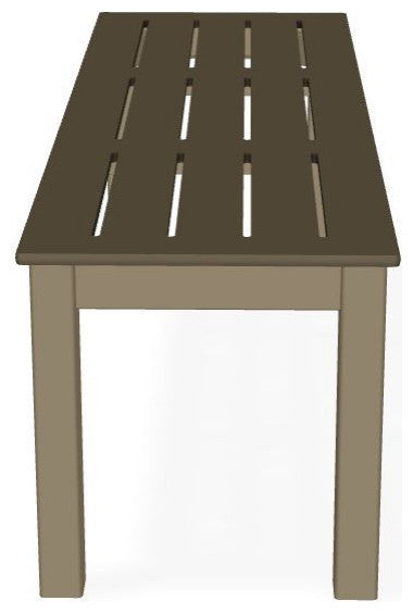Bazza Outdoor Bench, Beachwood