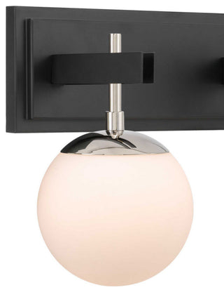 Allie 2-Lt Bath - Black/Polished Nickel