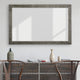 Huntington Framed Wall Mirror, Black, 20"x48"