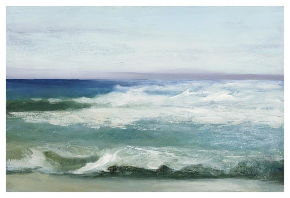 "Azure Ocean" Digital Paper Print by Julia Purinton, 26"x18"
