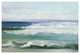 "Azure Ocean" Digital Paper Print by Julia Purinton, 26"x18"