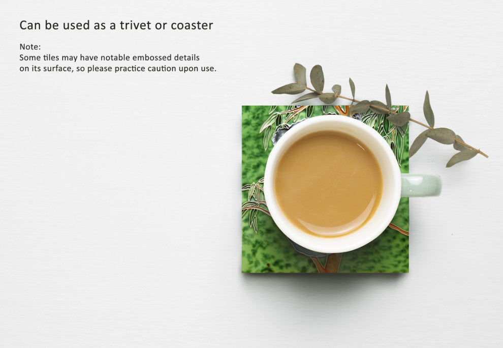 4x4" Koala Art Tile Ceramic Drink Holder Coaster