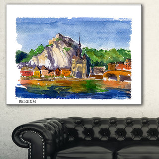 "Belgium Vector Illustration" Canvas Print