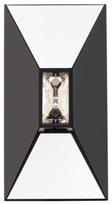 Vida LED Outdoor Wall Sconce in Black