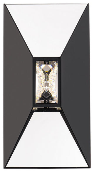 Vida LED Outdoor Wall Sconce in Black