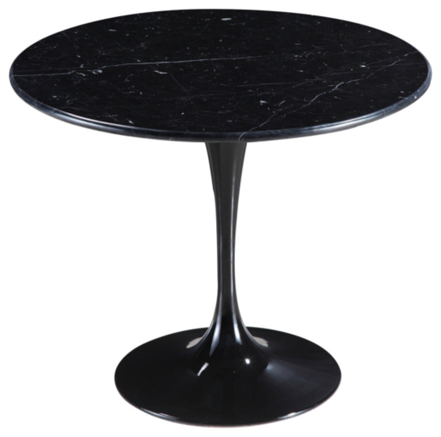 Tulip Faux Marble Table 32", Black