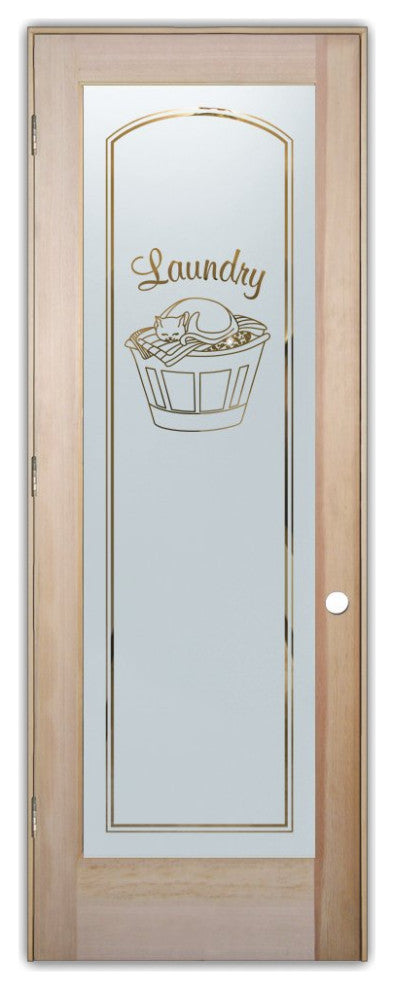 Laundry Door - Cat Nap - Douglas Fir (stain grade) - 32" x 80" - Knob on...