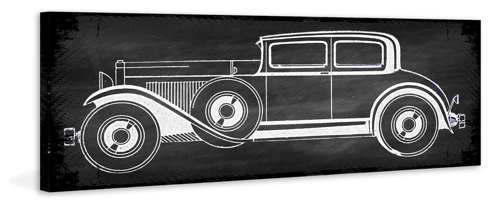 "Classic in Black" Painting Print on Wrapped Canvas
