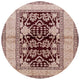 Ahgly Company Indoor Round Mid-Century Modern Area Rugs, 8' Round