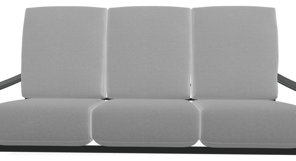 St. Catherine Deep Seat 3-Seat Outdoor Sofa, Dazzle/Graphite