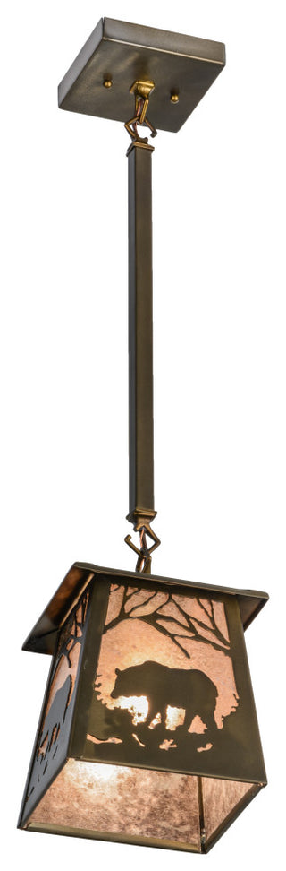 7Sq Bear at Dawn Mini Pendant