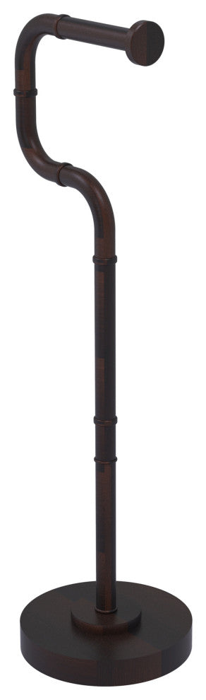 Remi Free Standing Euro Style Toilet Tissue Stand, Venetian Bronze