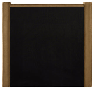 Elias Upholstered Bed, Saddle, Twin, Velvet