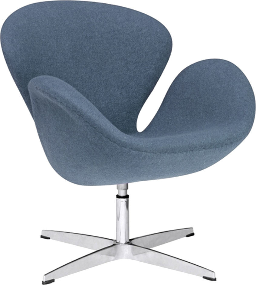 Modern Classics Swan Chair Fabric, Dark Gray