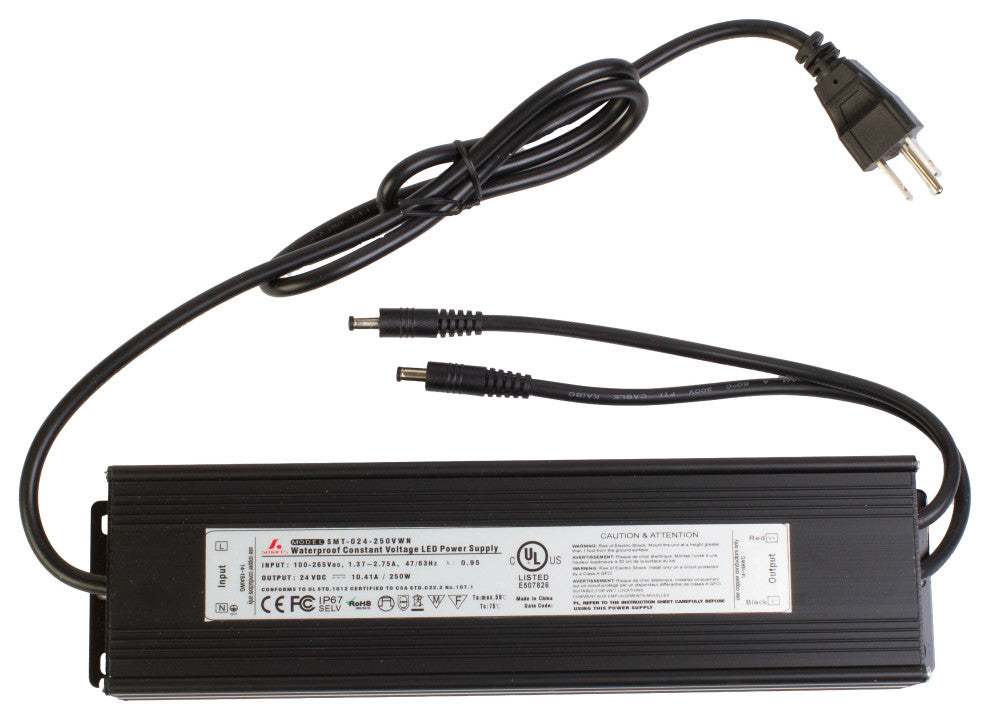 Ul Listed 24V 10.41 Amp 250w waterproof Power Supply Driver