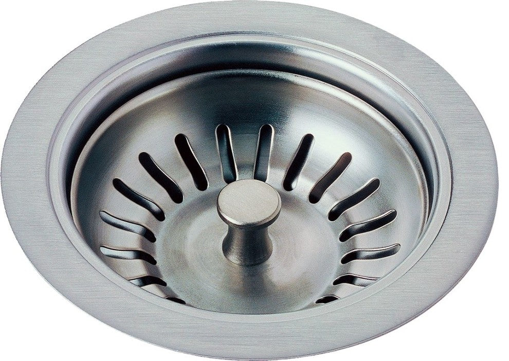 Delta Kitchen Sink Flange and Strainer, Arctic Stainless, 72010-AR